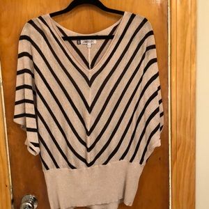 Jennifer Lopez shimmery striped top